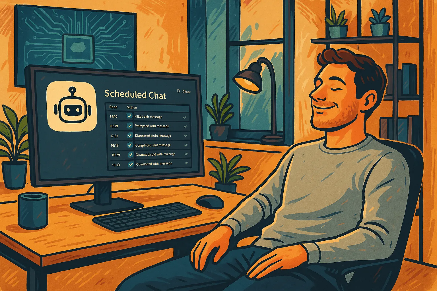 Scheduled Chat: Automate Your Routine Tasks with AI